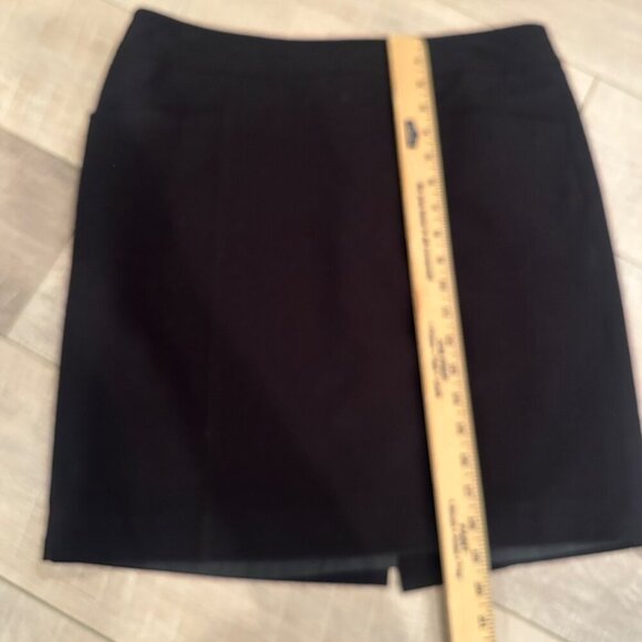ANN TAYLOR LOFT WOMENS BLACK PENCIL SKIRT SIZE 8 - Picture 3 of 6